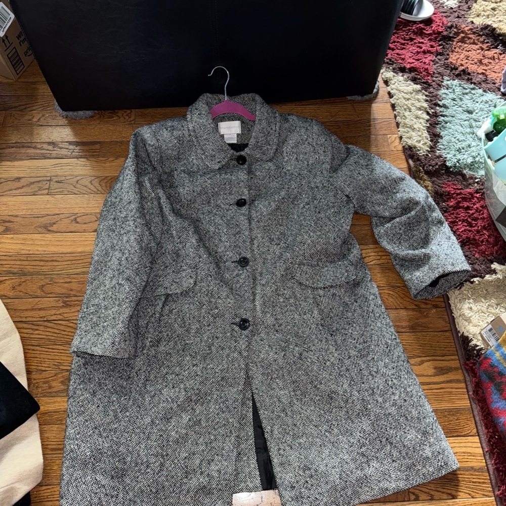 Women's Gray Wool Coat
